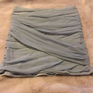 Free People Ruched Bodycon Skirt